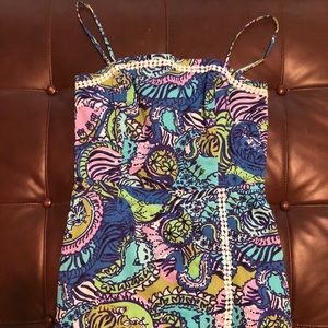 Lilly Pulitzer Multi Cattitude Jesse Skort Romper